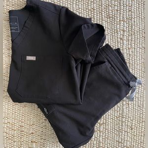 Figs Scrubs Set - black / size XS petite